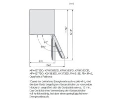 Miele Stand-K&uuml;hlschrank K 4323 DD wei&szlig; - H&ouml;he 145 cm