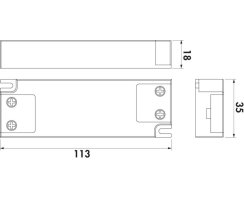 Naber LED Konverter 20 grau, 7062309