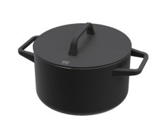 BORA Topfset 7-teilig (T&ouml;pfe mit 16, 20 und 24 cm, Stielkasserolle 16 cm) KWPAP1