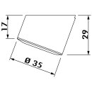 Naber Slash Schalter Edelstahl, 7062094