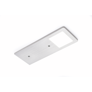 Naber Astra LED SE Einzelleuchte ohne Schalter 3000 K warmweiß alufarbig, 7063314