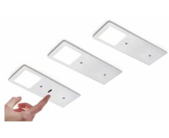 Naber Astra LED SE Set-3 3000 K warmweiß alufarbig,...