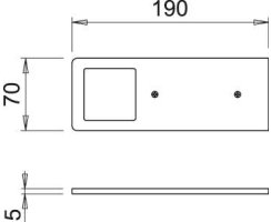 Naber Astra LED SE Einzelleuchte ohne Schalter 3900 K...