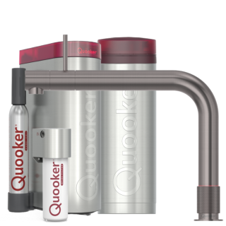 Quooker Front PRO3 CUBE Gunmetal *7 Jahre Garantie & CUBE Filter Starter Paket* FTGME PRO3 CUBE2