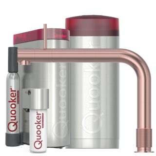 Quooker Front COMBI+ CUBE Kupfer Rosé *7 Jahre Garantie & CUBE Filter Starter Paket* FTRCO COMBI+ CUBE2