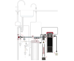 Quooker Front COMBI+ CUBE Kupfer Rosé *7 Jahre Garantie & CUBE Filter Starter Paket* FTRCO COMBI+ CUBE2