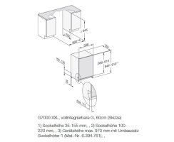 Miele G 5455 SCVi XXL Active Plus Geschirrsp&uuml;ler vollintegriert, 60 cm