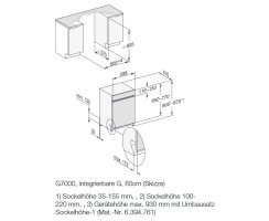 Miele G 5410  i Active Plus Brillantwei&szlig; Geschirrsp&uuml;ler integrierf&auml;hig, 60 cm