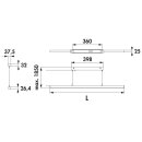 Naber Asta LED L 900 mm, 13,9 W edelstahlfarbig, 7065050