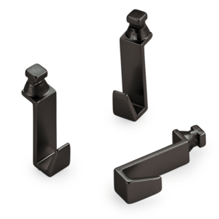Naber Haken-Set Alto schwarz matt, 8044173