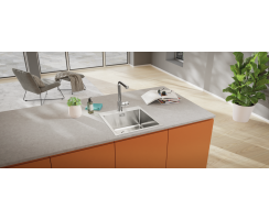 Naber Einbauspüle Corno Basso PR3 Edelstahl, 1013145