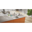 Naber Einbauspüle Corno Basso PR3 Edelstahl, 1013145