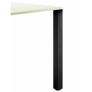 Naber Stützfuß Quadra Höhe 705 mm schwarz matt geperlt, 3011094
