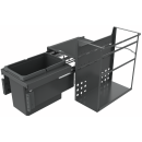 Naber Abfallsammler Cox® Q+ 360 S/370-1 für Frontauszüge H 360 mm anthrazit, 8013378