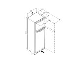 Liebherr Stand-Kühl-Gefrierkombination, CTe 2131 Weiß, 55 x 124,1 cm, 196 l, EEK: E, SmartFrost
