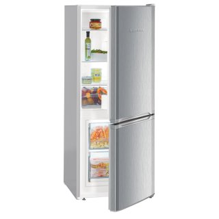 Liebherr Stand-Kühl-Gefrierkombination, CUele 2331 Edelstahl-Look, 55 x 137,2 cm, 210 l, EEK: E, SmartFrost