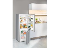 Liebherr Stand-Kühl-Gefrierkombination, CUele 2331 Edelstahl-Look, 55 x 137,2 cm, 210 l, EEK: E, SmartFrost