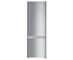 Liebherr Stand-Kühl-Gefrierkombination, CUele 2831 Edelstahl-Look, 55 x 161,2 cm, 265 l, EEK: E, SmartFrost