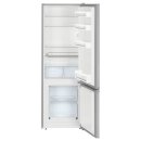 Liebherr Stand-Kühl-Gefrierkombination, CUele 2831 Edelstahl-Look, 55 x 161,2 cm, 265 l, EEK: E, SmartFrost