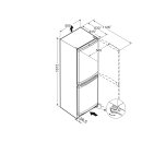 Liebherr Stand-Kühl-Gefrierkombination, CUele 2831 Edelstahl-Look, 55 x 161,2 cm, 265 l, EEK: E, SmartFrost