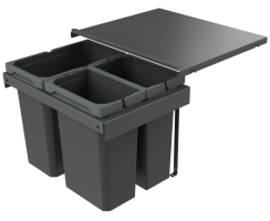 Naber Abfallsammler Cox® Stand-UP 350K/500-3, H 360...