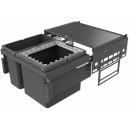 Naber Abfallsammler Cox® Base 360 R/600-2 für Frontauszüge H 360 mm anthrazit, 8013406
