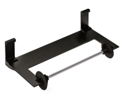 Naber Alto Papierrollenhalter geschlossen schwarz matt,...