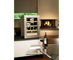 Liebherr Stand-Weinklimaschrank, WKes 653 GrandCru, 42,5 x 61,2 cm,12 Flaschen, EEK: E, Edelstahl