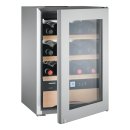 Liebherr Stand-Weinklimaschrank, WKes 653 GrandCru, 42,5 x 61,2 cm,12 Flaschen, EEK: E, Edelstahl