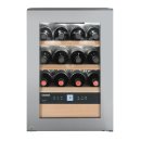 Liebherr Stand-Weinklimaschrank, WKes 653 GrandCru, 42,5 x 61,2 cm,12 Flaschen, EEK: E, Edelstahl