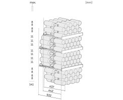 Liebherr Stand-Weinlagerschrank, WSbl 4201 GrandCru, 59,7 x 128,4 cm,141 Flaschen, EEK: D