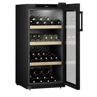 Liebherr Stand-Weinlagerschrank, WPbl 4201 GrandCru, 59,7 x 128,4 cm, 141 Flaschen, EEK: E