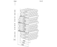 Liebherr Stand-Weinlagerschrank, WPbl 4201 GrandCru, 59,7 x 128,4 cm, 141 Flaschen, EEK: E