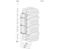 Liebherr Stand-Weinlagerschrank, WPbl 4601 GrandCru, 59,7 x 148,4 cm, 166 Flaschen, EEK: F