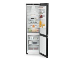 Liebherr Stand-Kühl-Gefrierkombination, CNbda 5723 Plus, 59,7 x 201,5 cm, 371 l, EEK: A, NoFrost, EasyFresh, BlackSteel **Mit 10-Jahre Herstellergarantie**