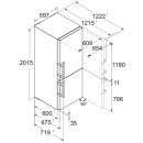 Liebherr Stand-Kühl-Gefrierkombination, CBNsda 575i Prime, 59,7 x 201,5 cm, 362 l, EEK: A, NoFrost, BioFresh, Edelstahl **Mit 10-Jahre Herstellergarantie**