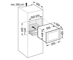 Liebherr Einbau-Weinklimaschrank, WKEgb 582 GrandCru, 59,5 x 45,5 cm, 18 Flaschen, EEK: G