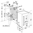 Liebherr Einbau-Weintemperierschrank, EWTdf 1653 Vinidor, 55,7 x 87,2 cm, 30 Flaschen, EEK: G