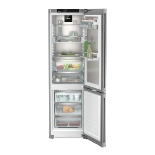 Liebherr Stand-Kühl-Gefrierkombination, CBNstb 579i Peak, 59,7 x 201,5 cm, 362 l, EEK: B, NoFrost, BioFresh, IceMaker mit Festwasseranschluss, Edelstahl