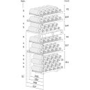 Liebherr Einbau-Weintemperierschrank, EWTgb 2383 Vinidor, 59,5 x 123,3 cm, 51 Flaschen, EEK: G