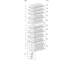 Liebherr Einbau-Weintemperierschrank, EWTgb 3583 Vinidor, 59,5 x 181,6 cm, 83 Flaschen, EEK: G