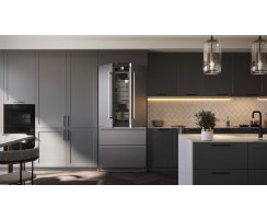 Liebherr Stand-Kühl-Gefrierkombination, CBNste 8872 NoFrost, BioFresh, IceMaker mit Festwasseranschluss Edelstahl, French Door, 91 x 202,7 cm, 522 l, EEK: E,