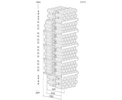 Liebherr Stand-Weinlagerschrank, WSbli 5231 GrandCru, 59,7 x 188,4 cm, 229 Flaschen, EEK: E