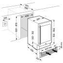 Liebherr Unterbau-Weinschrank, UWpri 3662 Vinidor, 60 x 82-88 cm, 32 Flaschen, EEK: F