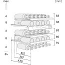 Liebherr Unterbau-Weinschrank, UWgbi 3682 Vinidor, 60 x 82-88 cm, 32 Flaschen, EEK: E