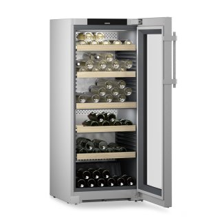 Liebherr Stand-Weintemperierschrank, WPsd 4652 Vinidor, 59,7 x 145,4 cm, 107 Flaschen, EEK: F