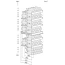 Liebherr Stand-Weintemperierschrank, WPbsi 5052 Vinidor, 59,7 x 165,4 cm, 131 Flaschen, EEK: F