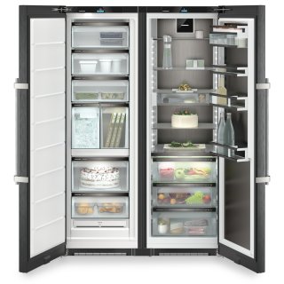 Liebherr Stand-Side-by-Side, XRFbs 5295 Peak NoFrost, BioFresh, IceMaker und Wasserspender mit Festwasseranschluss,120,4 x 185,5 cm, 663 l, EEK: D/C