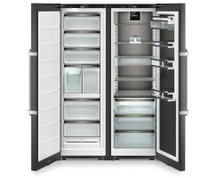 Liebherr Stand-Side-by-Side, XRFbs 5295 Peak NoFrost, BioFresh, IceMaker und Wasserspender mit Festwasseranschluss,120,4 x 185,5 cm, 663 l, EEK: D/C