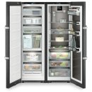 Liebherr Stand-Side-by-Side, XRFbs 5295 Peak NoFrost, BioFresh, IceMaker und Wasserspender mit Festwasseranschluss,120,4 x 185,5 cm, 663 l, EEK: D/C